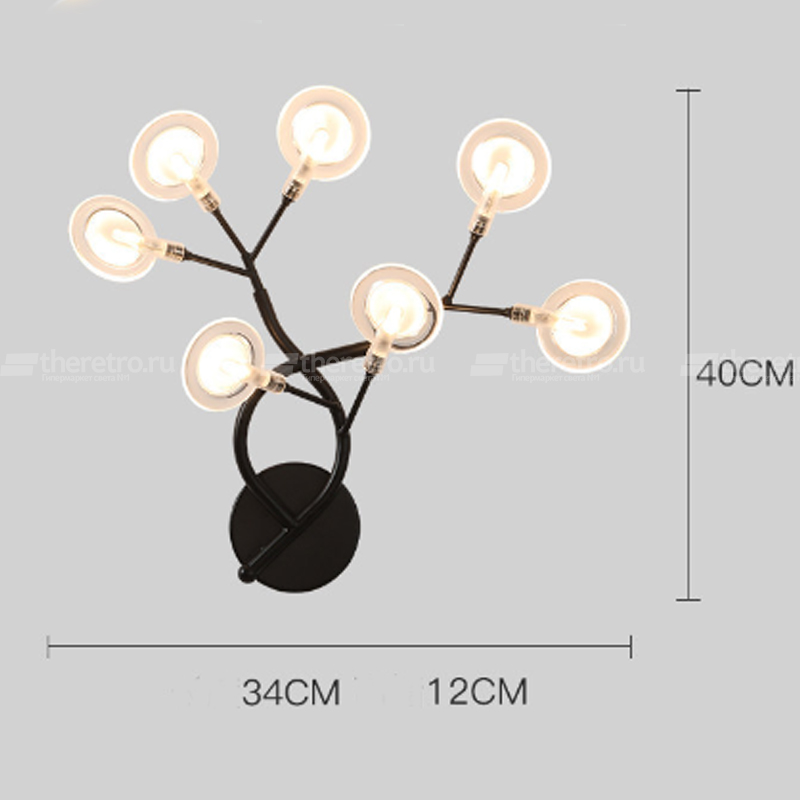 Настенный светильник ST-Luce Ritz Demeter Firefly Chandelier фото 3 Настенный светильник ST-Luce Ritz Demeter Firefly Chandelier фото 3