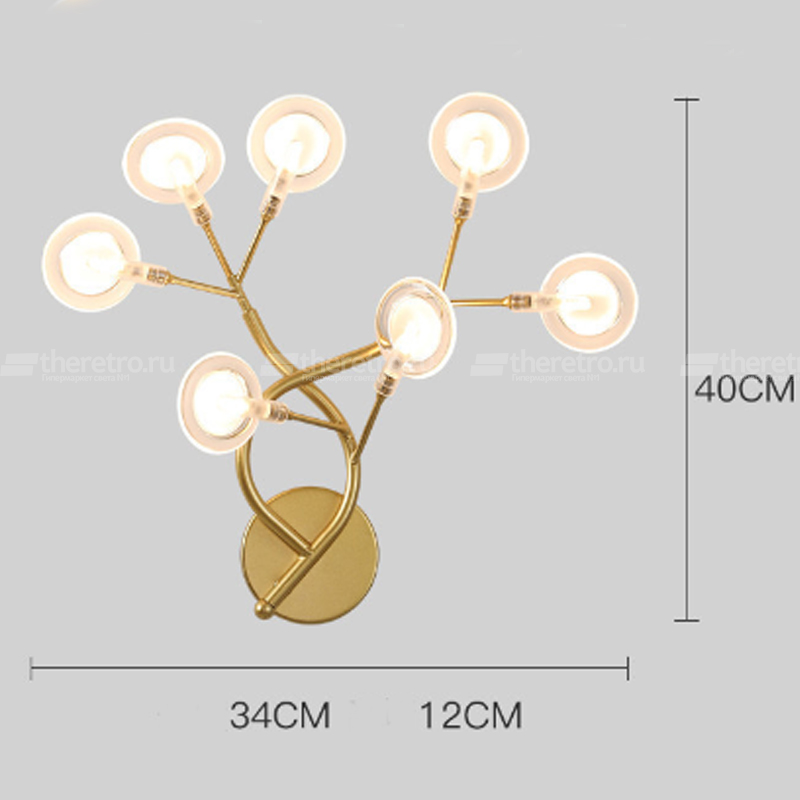 Настенный светильник ST-Luce Ritz Demeter Firefly Chandelier фото 6 Настенный светильник ST-Luce Ritz Demeter Firefly Chandelier фото 6