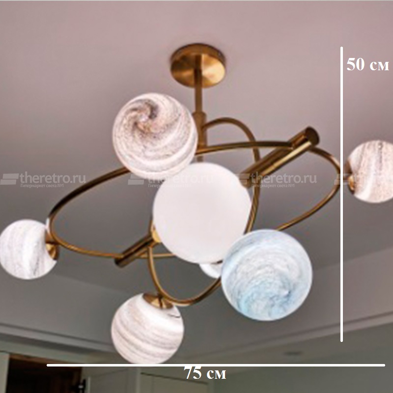 Подвесная люстра Delight Collection Planet A фото 2 Подвесная люстра Delight Collection Planet A фото 2
