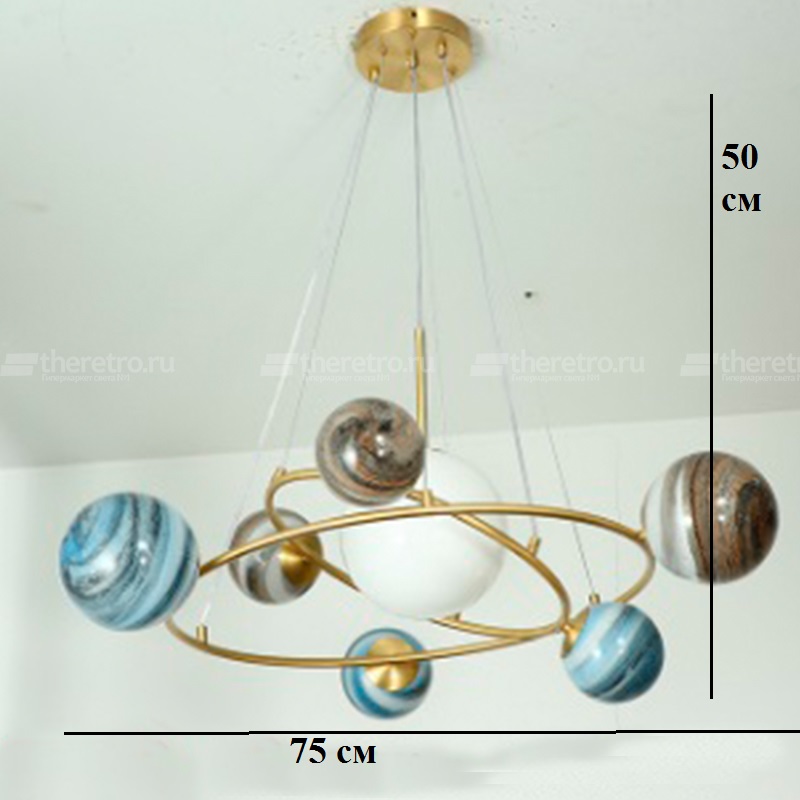 Подвесная люстра Delight Collection Planet A фото 3 Подвесная люстра Delight Collection Planet A фото 3
