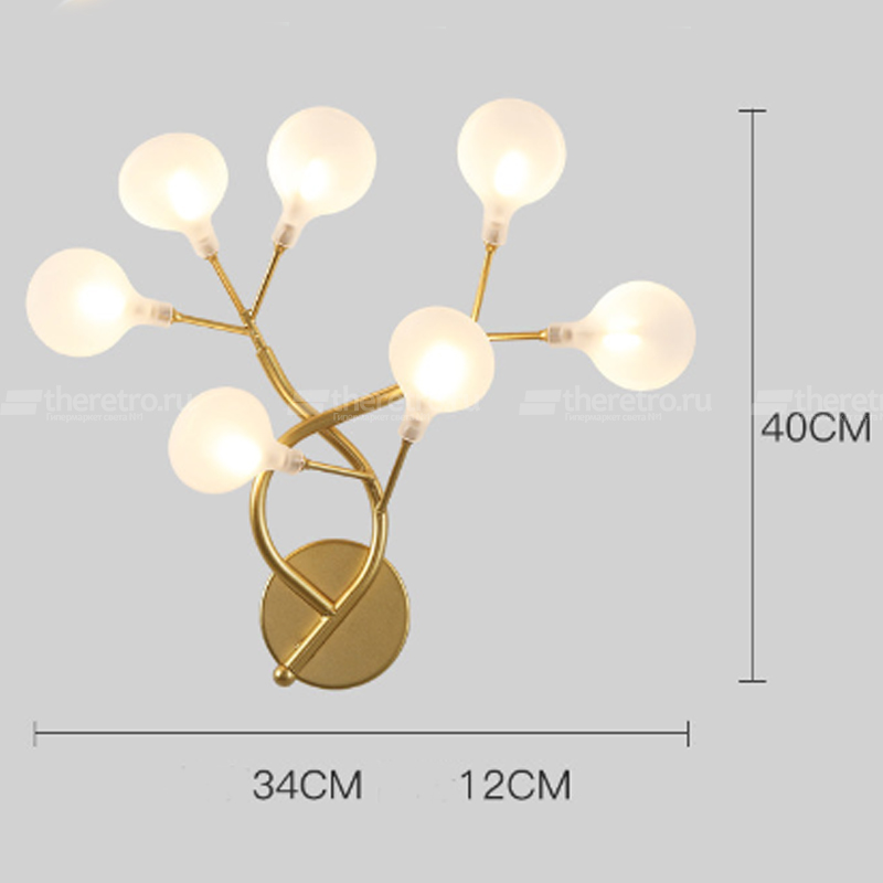 Настенный светильник ST-Luce Ritz Demeter Firefly Chandelier фото 5 Настенный светильник ST-Luce Ritz Demeter Firefly Chandelier фото 5