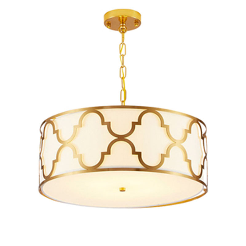 Люстра Quatrefoil Overlay Drum Pendant фото 2 Люстра Quatrefoil Overlay Drum Pendant фото 2