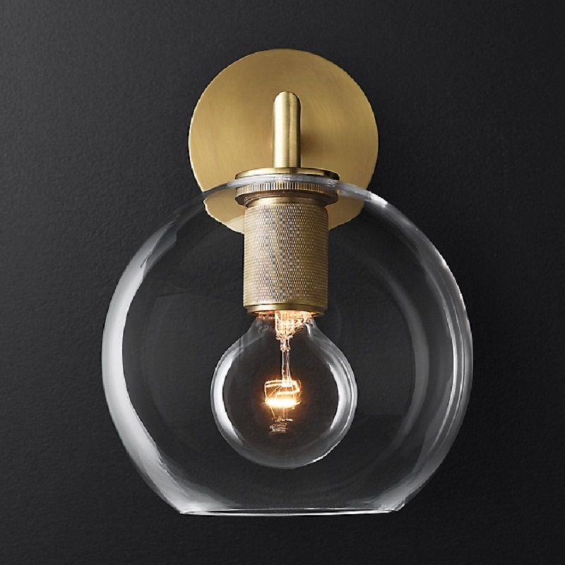 Бра RH Utilitaire Globe Shade Single Sconce фото 3 Бра RH Utilitaire Globe Shade Single Sconce фото 3