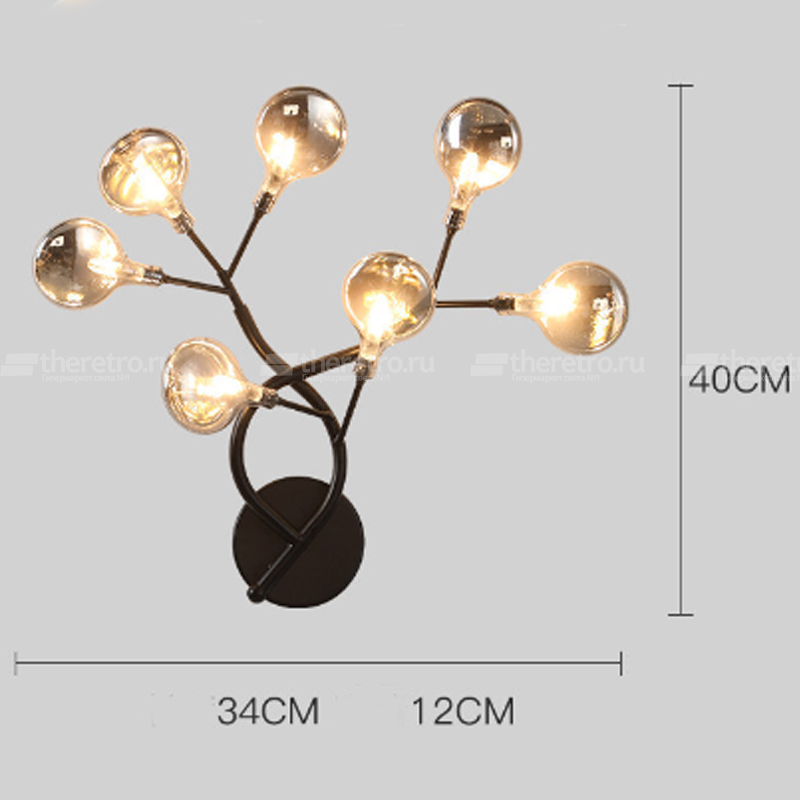 Настенный светильник ST-Luce Ritz Demeter Firefly Chandelier фото 4 Настенный светильник ST-Luce Ritz Demeter Firefly Chandelier фото 4