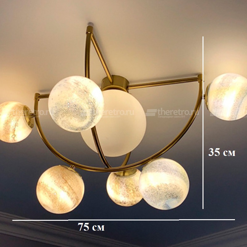 Подвесная люстра Delight Collection Planet A фото 4 Подвесная люстра Delight Collection Planet A фото 4