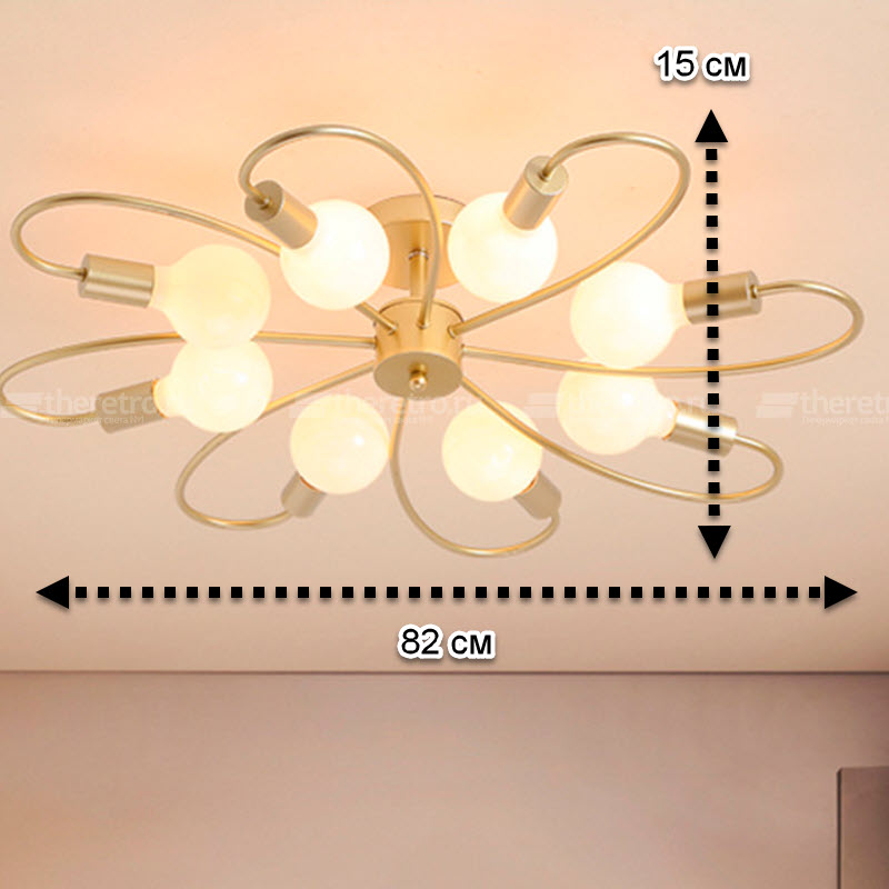 Потолочная люстра Open Bulb Ceiling Light фото 6 Потолочная люстра Open Bulb Ceiling Light фото 6