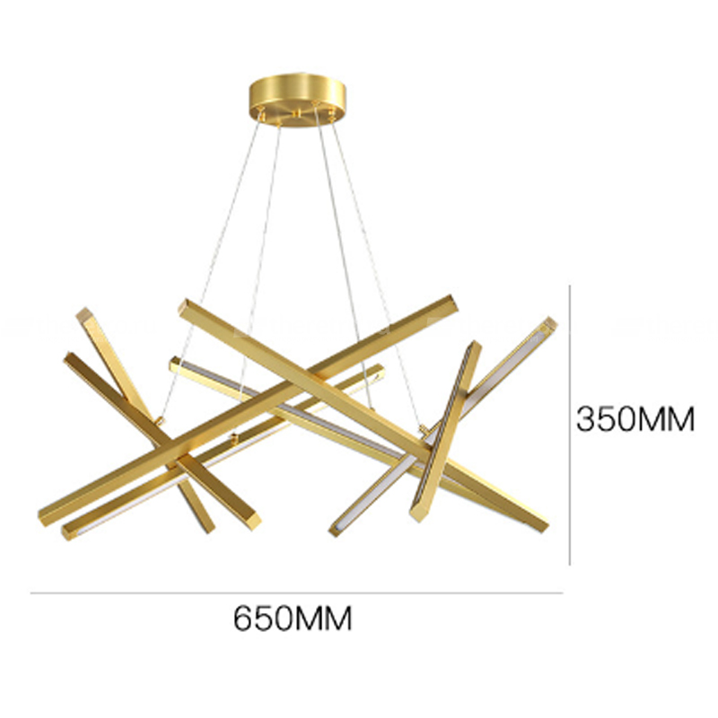 Подвесной светильник Chandelier Мantidel Modern 100 см Черный фото 3 Подвесной светильник Chandelier Мantidel Modern 100 см Черный фото 3