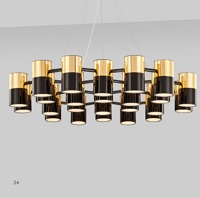 Banks Chandelier 10 плафонов Белый фото 10