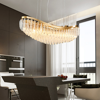 Люстра Ritz Crystall Boat Chandelier 120 см   фото 3