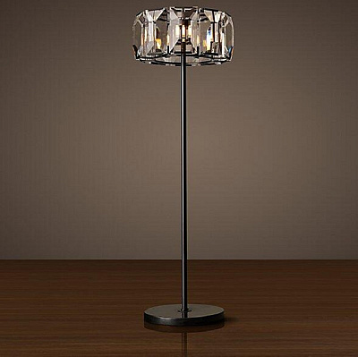 Напольная лампа Harlow Crystal Round Floor Amber фото 3