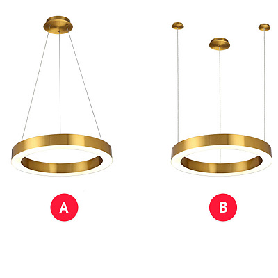 Светильник в виде колец Light Ring 100 см  A фото 8