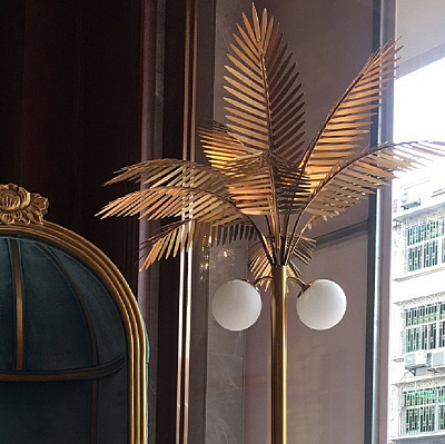 Торшер Palmyra palm tree lamp фото 7