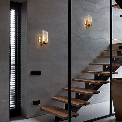 Бра Lianne Gold Glass Sconce фото 3