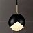 Серия подвесных светильников с шарообразным плафоном и металлическими створками FLORIS B черный фото 2