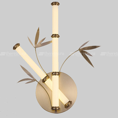 Настенный светильник в японском стиле Бамбук Japanese Style Bamboo Wall Lamp-2 фото 15