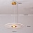 Серия подвесных светодиодных светильников с прозрачным рассеивателем дисковидной формы и круглым центровым плафоном IVARA A фото 4