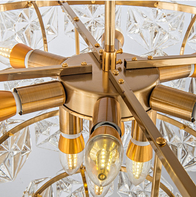 Люстра Eichholtz Chandelier Hermitage Gold фото 4