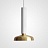 Латунный подвесной светодиодный светильник LIDEN Белый фото 5