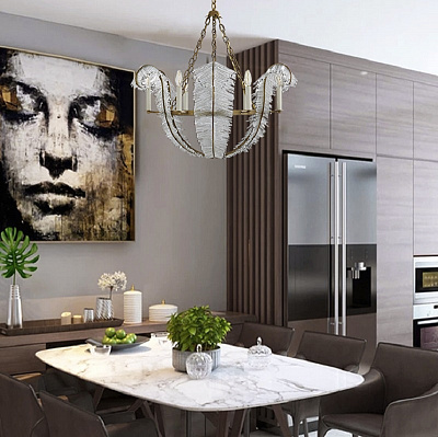 Люстра Calais Candle Style by Niermann Weeks Visual Comfort фото 7