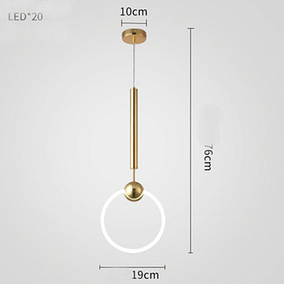 Lee Broom Ring Light 19 см  Золотой фото 9