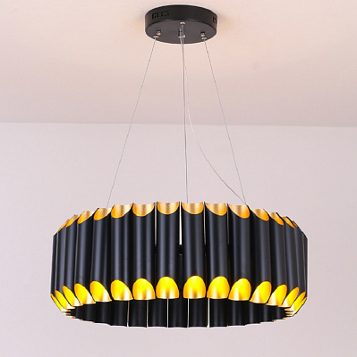 Люстра GALLIANO ROUND SUSPENSION LIGHT by DELIGHTFULL 60 см  Белый фото 3