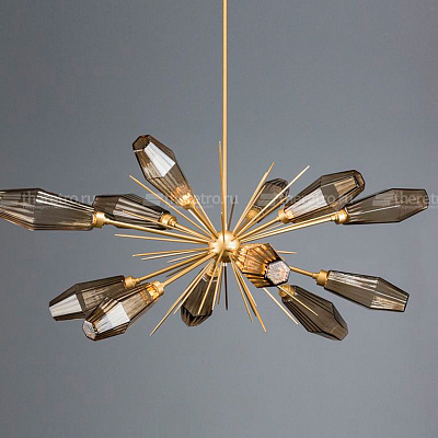 Подвесная люстра Hammerton Aalto Oval Starbust Chandelier 80 см   фото 1