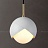 Серия подвесных светильников с шарообразным плафоном и металлическими створками FLORIS B белый фото 4