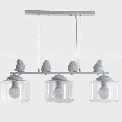 Подвесной светильник на 3 лампы Antoine Laverdiere Sparrow Pendant lamp A фото 4