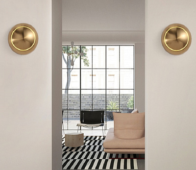 Бра Light Point Luna Wall Lamp Черный фото 6
