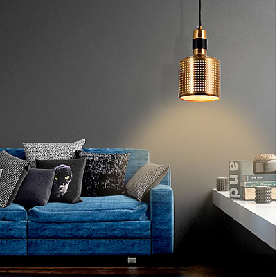 Подвесной светильник Riddle Pendant Lamp designed by BERT FRANK Латунь фото 4