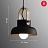 Подвесной светильник Wood&Metal Черный B фото 5
