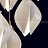 Дизайнерский подвесной светильник с каплевидным плафоном из нефритового фарфора в форме белого бутона LEA фото 14