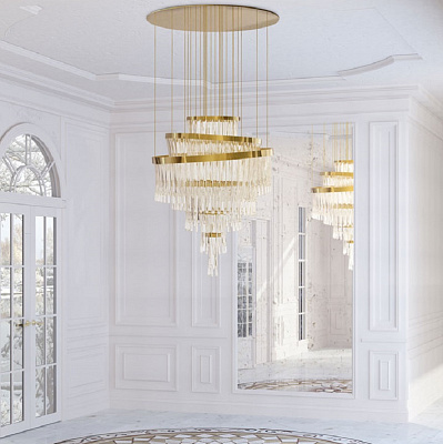 Люстра Luxxu Babel Chandelier Золотой фото 5