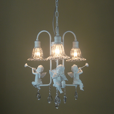 Whiteness Angels Chandelier 2 3 плафона  фото 6