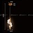 Серия подвесных светодиодных светильников с завитым лентовидным плафоном с точечным паттерном ORNELLA Золотой 1 плафон фото 2