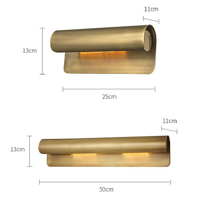 Бра Hudson Valley 1513-AGB Accord 1 Light Wall Sconce In Aged Brass Черный Большой (Large) фото 10