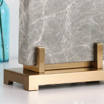 Настольная лампа Table lamp marble Grey фото 7