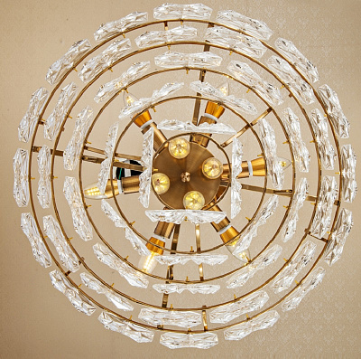 Люстра Eichholtz Chandelier Hermitage Gold фото 3
