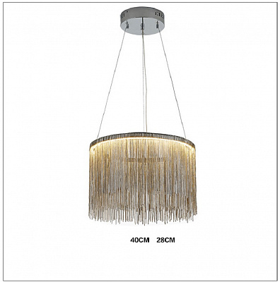 Metall Rain Chandelier 40 см  Медный фото 3