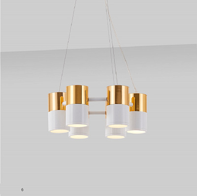 Banks Chandelier 10 плафонов Белый фото 4