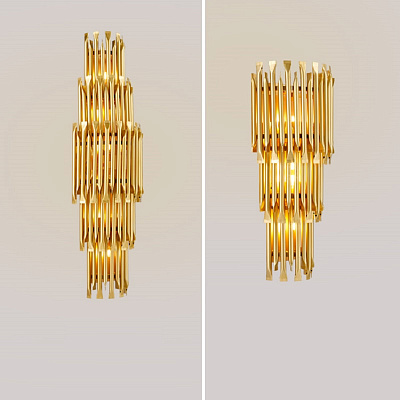 Бра MATHENY WALL LAMP by DELIGHTFULL Черный Малый (Small) фото 12