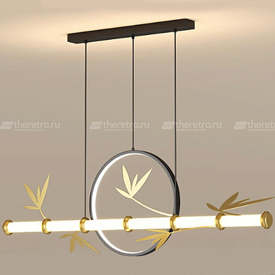 Подвесной светильник в японском стиле Бамбук Japanese Style Bamboo Wall Lamp-2 фото 5
