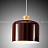 Серия подвесных светильников со скругленными цилиндрическими плафонами в коническом деревянном держателе FINA A оранж фото 5