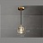 Серия подвесных светильников с плафонами в виде стеклянных слитков разных оттенков цилиндрической формы ROBIN янтарь фото 3