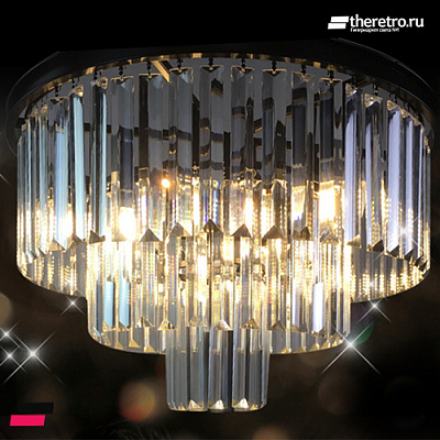Restoration Hardware 1920S Odeon Glass Floor Lamp Коньячный фото 4