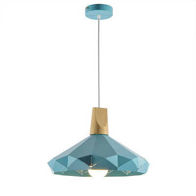 Металлическая люстра в скандинавском стиле Белый фото 8