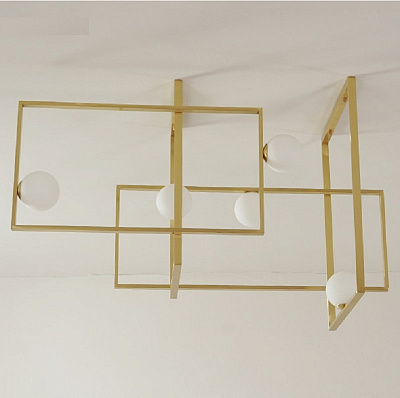 Люстра Mondrian Glass Venicem Ceiling Lamp фото 4