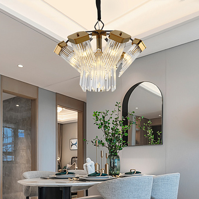 Люстра Robo2 Glass Chandelier 7 плафонов  фото 11