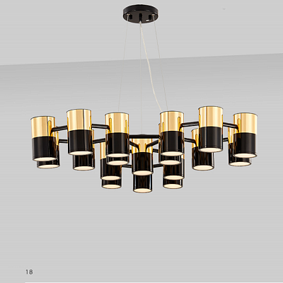 Banks Chandelier 10 плафонов Белый фото 8