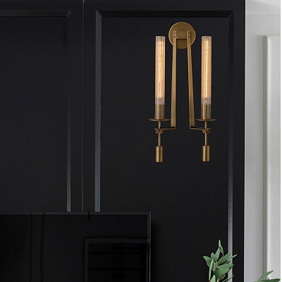 Бра RH FONTANELLE DOUBLE WALL LAMP 1 плафон  фото 8